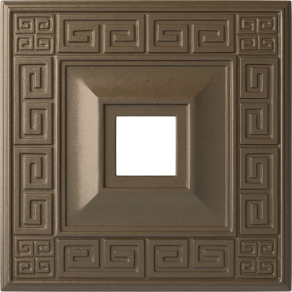 Ekena Millwork Eris Ceiling Medallion (Fits Canopies up to 9 7/8"), 18"W x 18"H x 3 1/2"ID x 1 1/8"P, Warm Silver CM18ERWSS - main